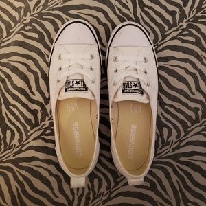 Converse, fairly new, worn once